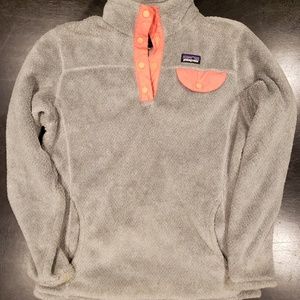 Patagonia girls Fleece Snap-T
